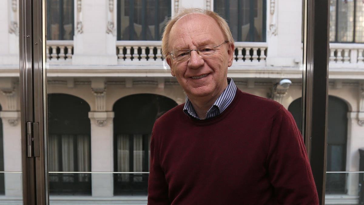 El historiador británico Laurence Rees, este lunes en Madrid, donde ha presentado 'El Holocausto'.