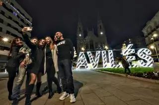 En imágenes: Así es la decoración navideña de Avilés