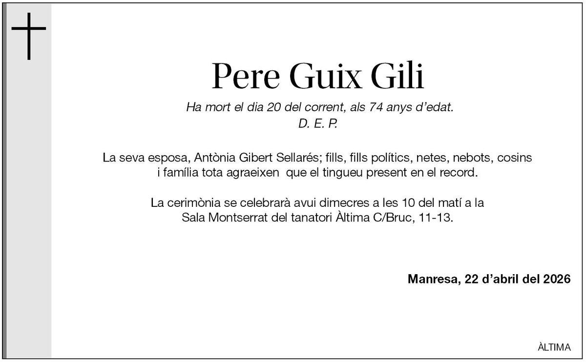 PERE GUIX GILI