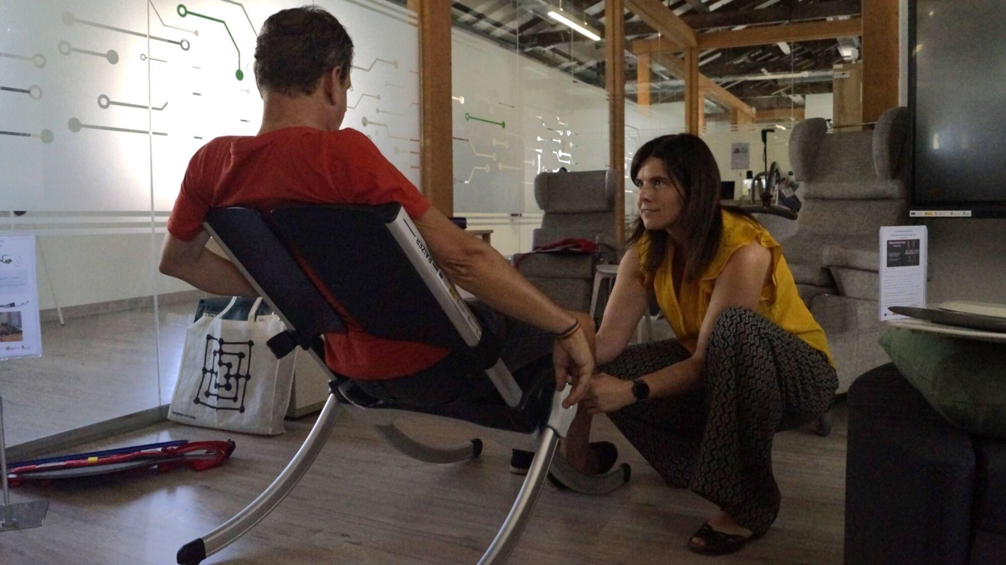 Taller de "Movilizaciones y transferencias para una mayor autonomía" en el HUB Tecnológico de La Aldehuela en Zamora.