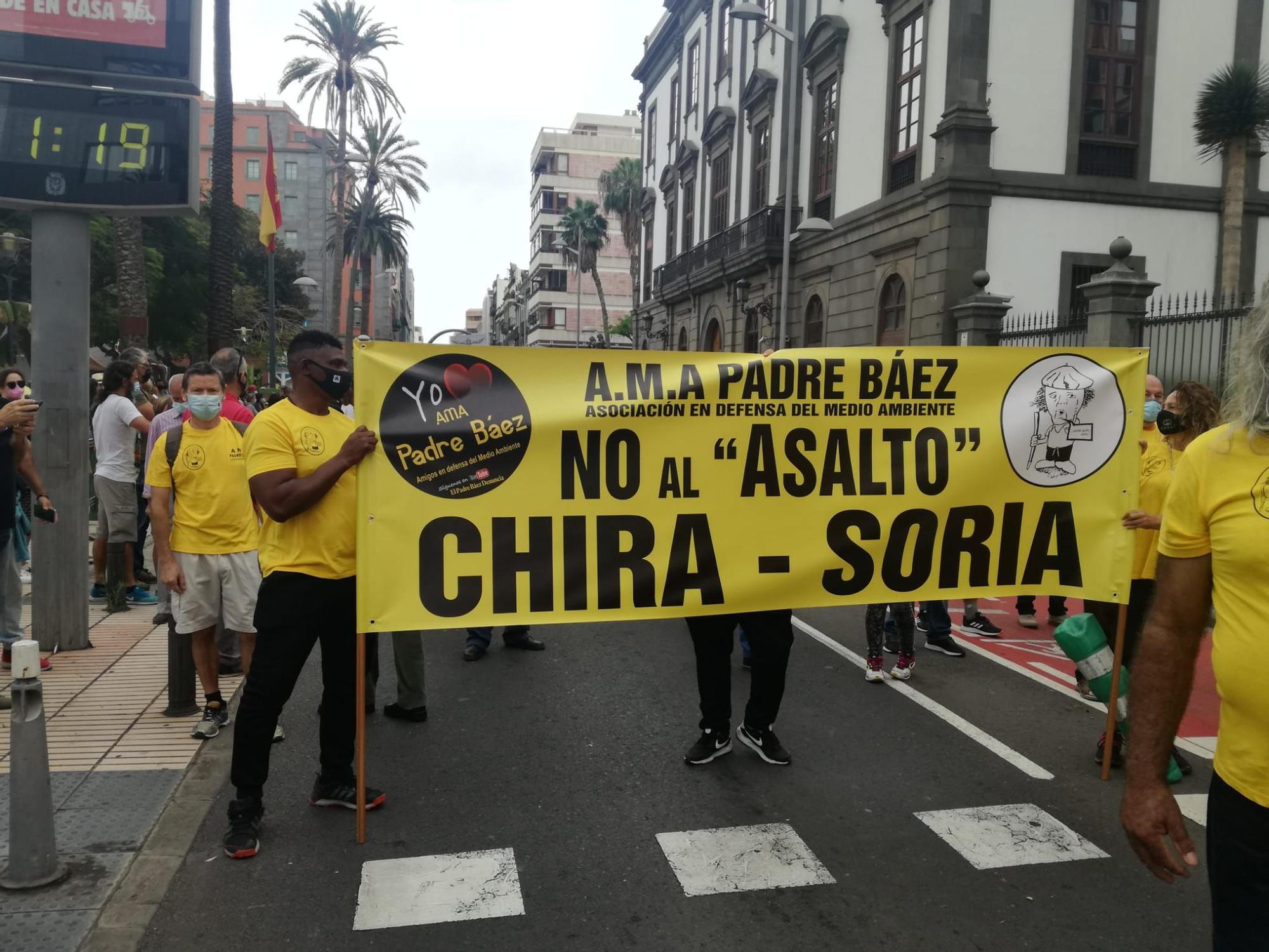 Protesta contra el proyecto Salto de Chira