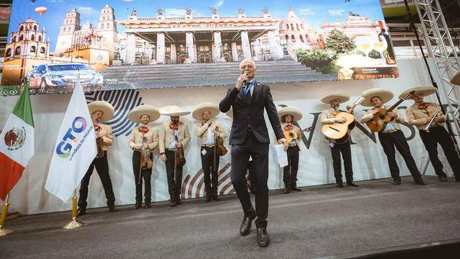 Baudouin Havaux, en la presentación del concurso en Guanajuato