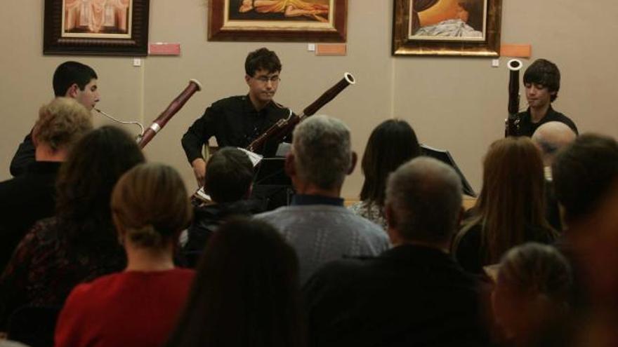 Concierto de alumnos del Conservatorio en la sala Ámbito Cultural.