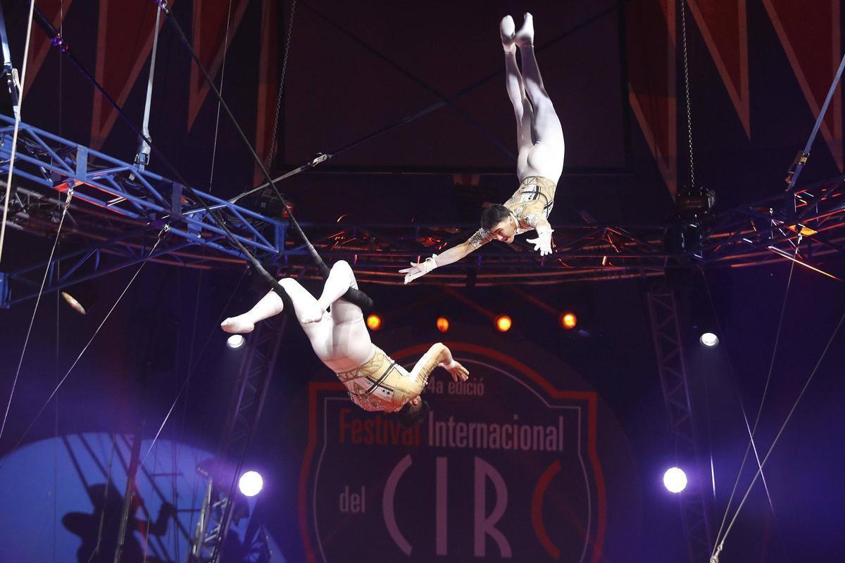 Algunos de los artistas que participan en el Festival Internacional del Circ Elefant d’Or