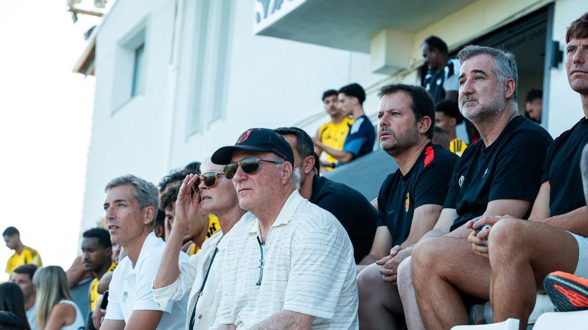 Andy Kohlberg, durante el partido en el Marbella Football Center.
