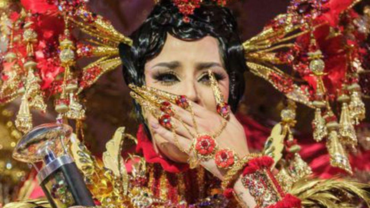 La reina del Carnaval.