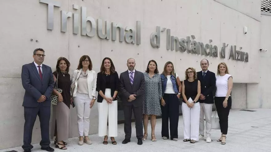 El Palacio de Justicia de Alzira prepara su apertura tras más de tres años en obras