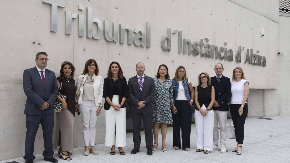 El Palacio de Justicia de Alzira prepara su apertura tras más de tres años en obras