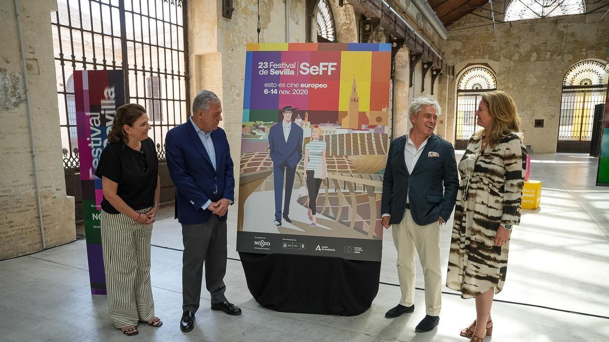 Presentación del cartel para el Festival de Cine Europeo de Sevilla 2026