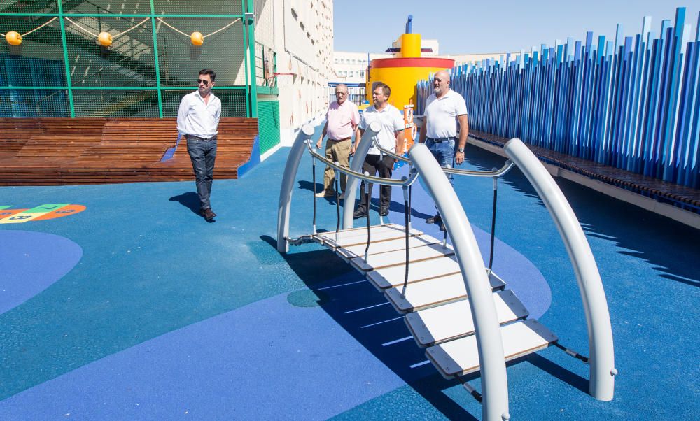 El Hospital General de Alicante crea un parque infantil para los menores ingresados