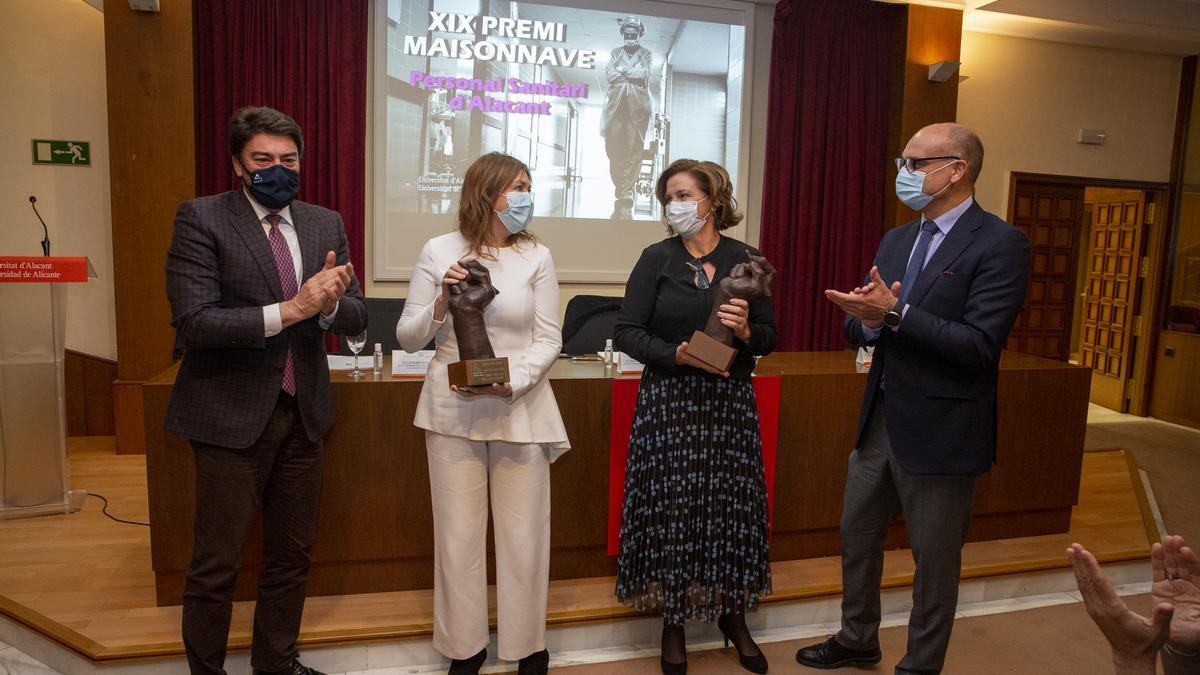 Entrega del Premio Maisonnave en la sede de la UA