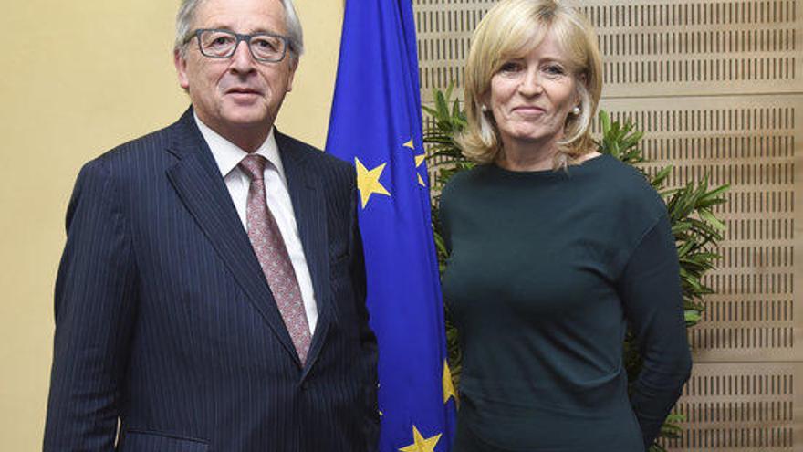 Emily O&#039;Reilly amb Jean-Claude Juncker