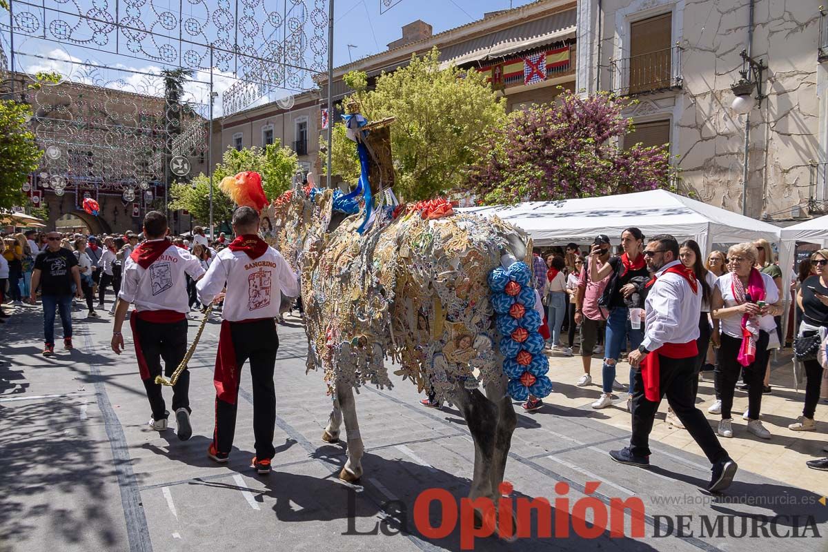 Recorrido Caballos del Vino día dos de mayo en Caravaca