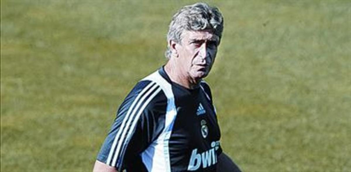 Pellegrini, a la Ciudad Deportiva de Valdebebas. Pellegrini, a la Ciudad Deportiva de Valdebebas.