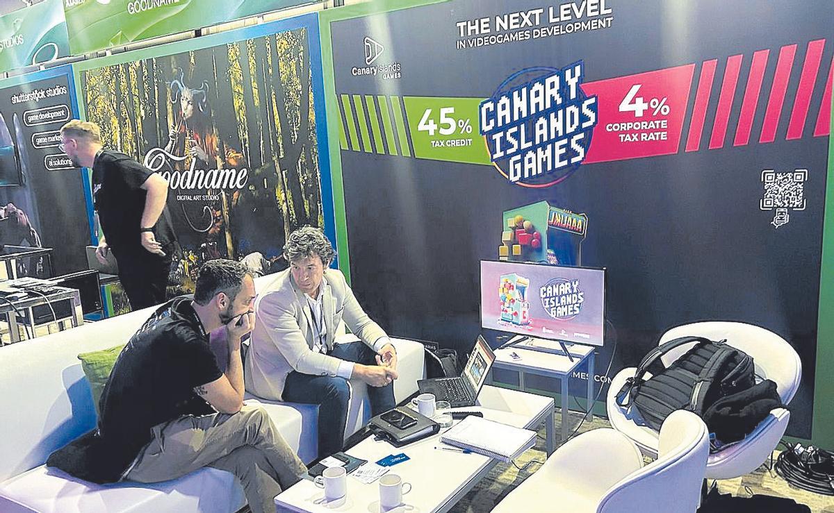 Uno de los puestos de Canarias en el Tokyo Game Show del año pasado