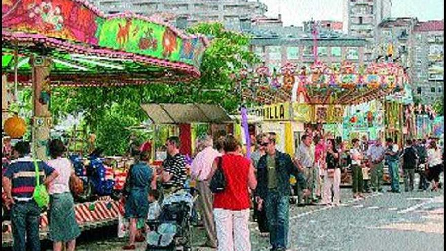 Barracas de las fiestas del Corpus del pasado año. / iñaki osorio