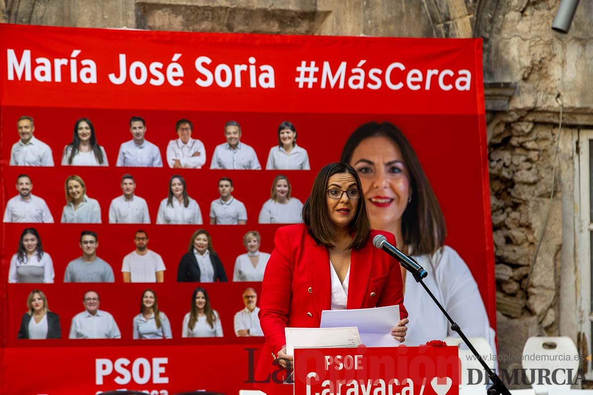 Descubre la lista del PSOE a la alcaldía de Caravaca