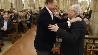 Baragaño invita a "recuperar el espíritu del belén" durante el pregón de la Asociación Belenista de Gijón