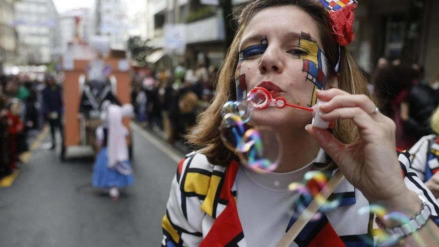 Desfile de carnaval en Santiago