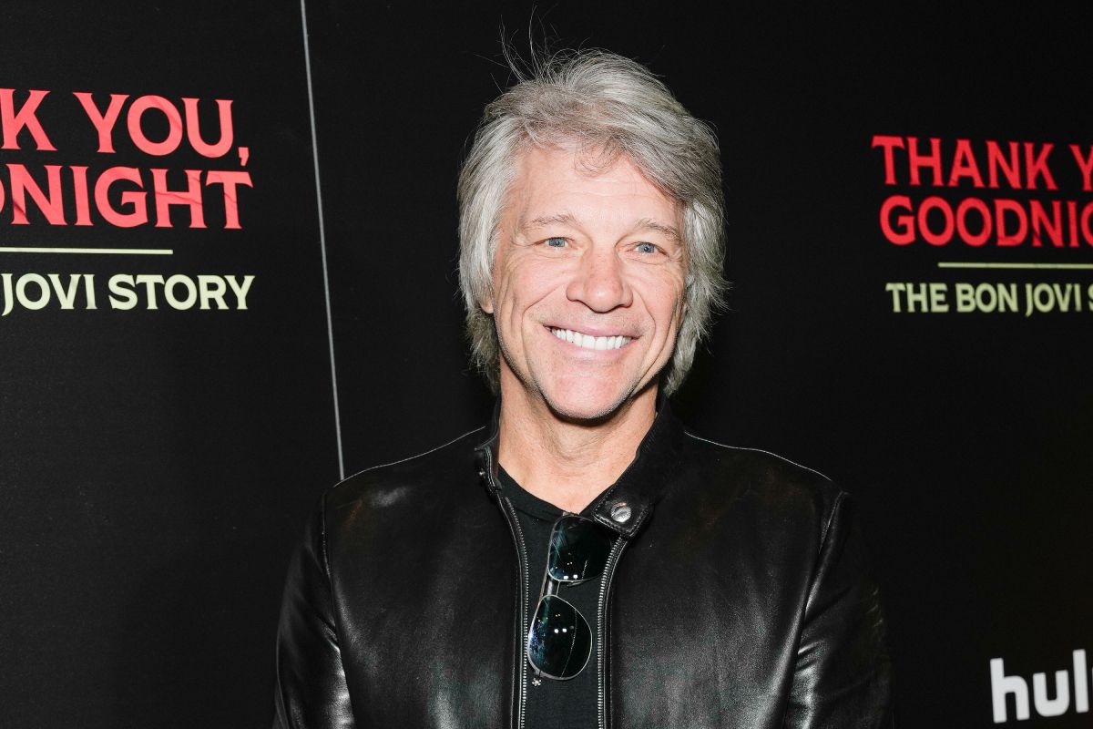 Bon Jovi, muy sonriente en el estreno d esu documental