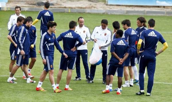 Imágenes del entrenamiento del Real Zaragoza