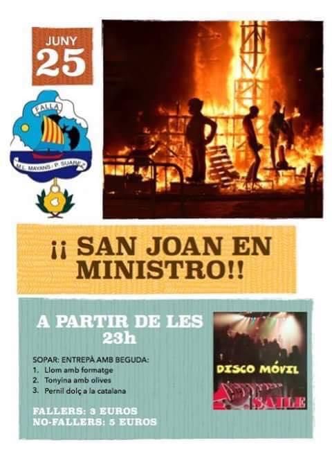 Carteles de Verbenas de San Juan del día 25