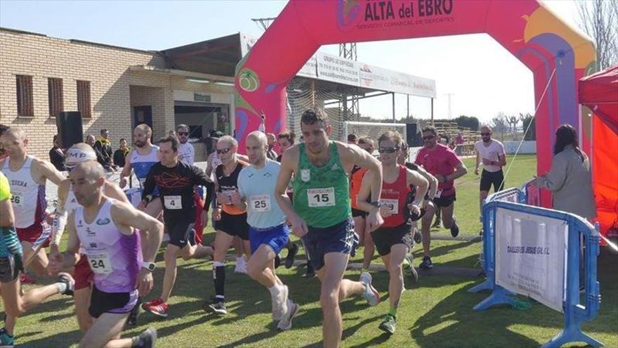 Larraga y Sábado se imponen en el Cross Villa de Pedrola