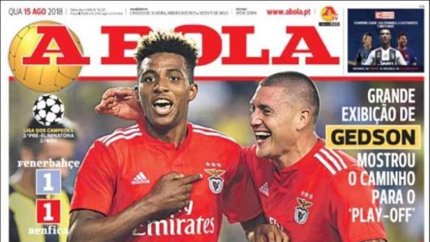 Cheryshev, Zaza y Gedson en las portadas deportivas