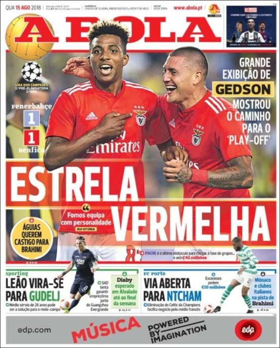 Portadas de los diarios deportivos