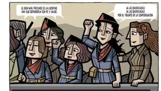 Un cómic para honrar a María, ‘La Jabalina’