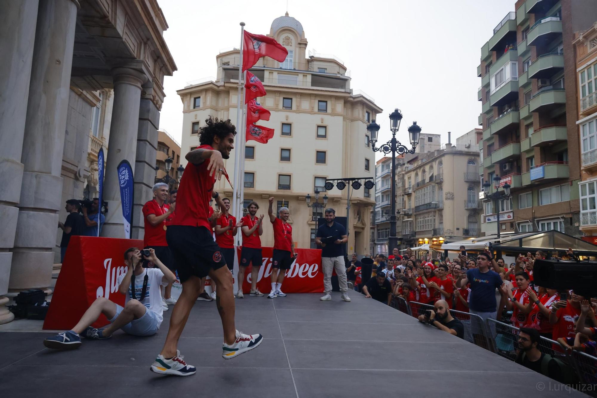 Las imágenes de la celebración del Jimbee Cartagena, campeón de liga