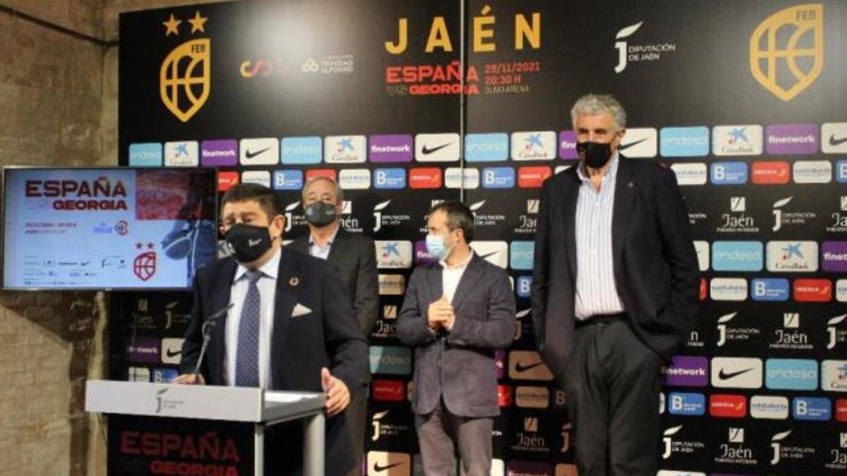 Presentación del España-Georgia en Jaén