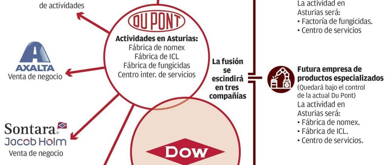 Las plantas de Tamón seguirán bajo el liderazgo de Du Pont tras la fusión con Dow