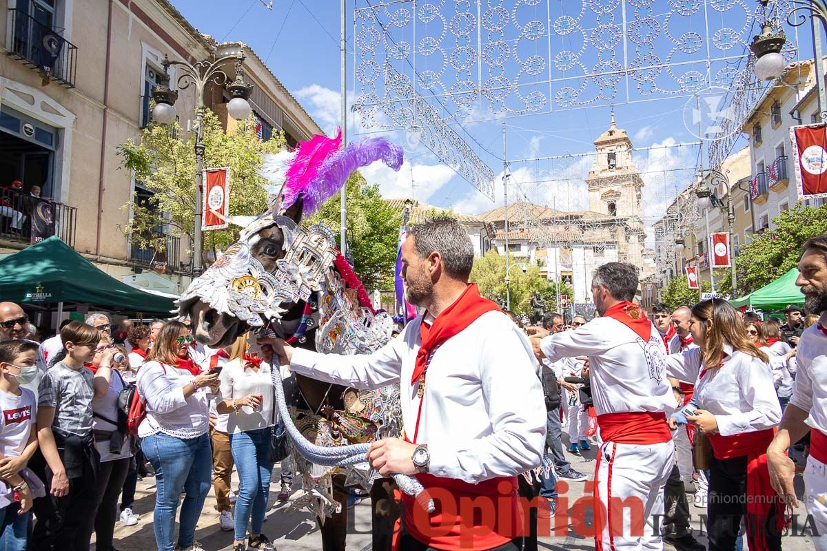 Recorrido Caballos del Vino día dos de mayo en Caravaca