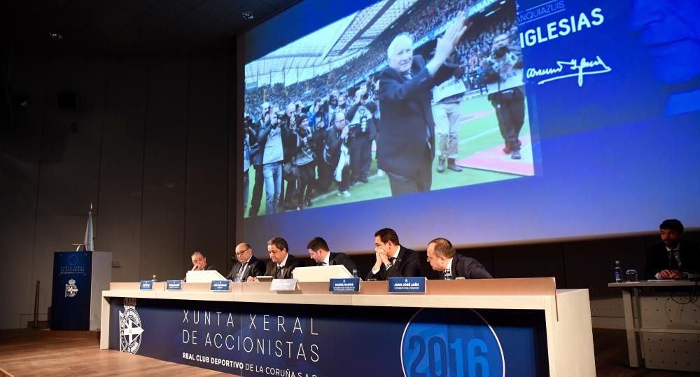 Asamblea de accionistas del Deportivo