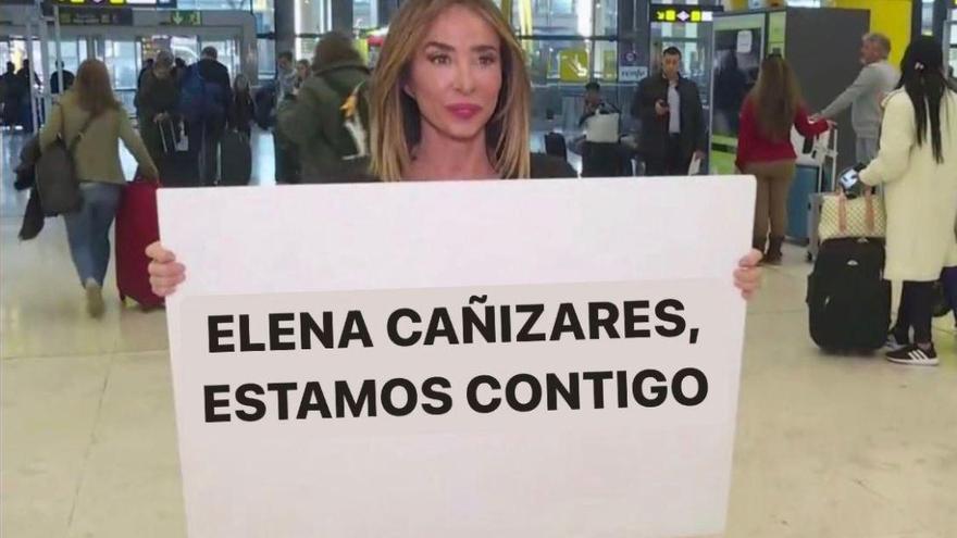 Una imagen de un meme en apoyo a Elena Cañizares.