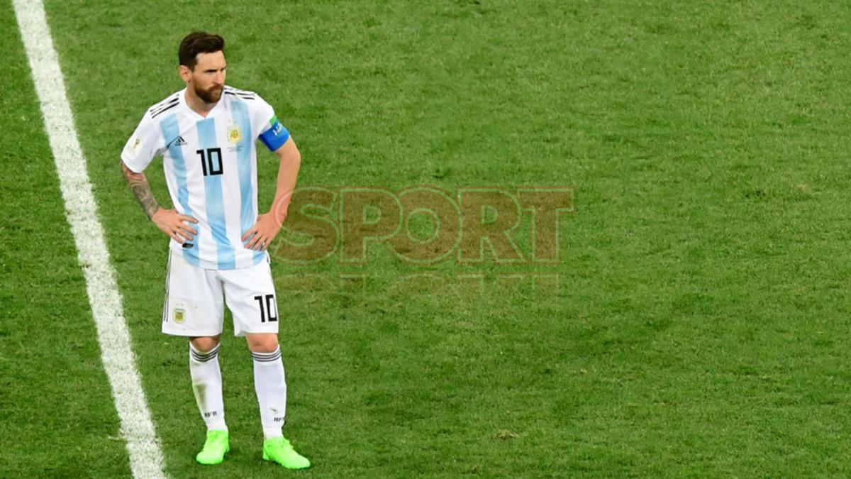 Las imágenes de Messi contra Croacia