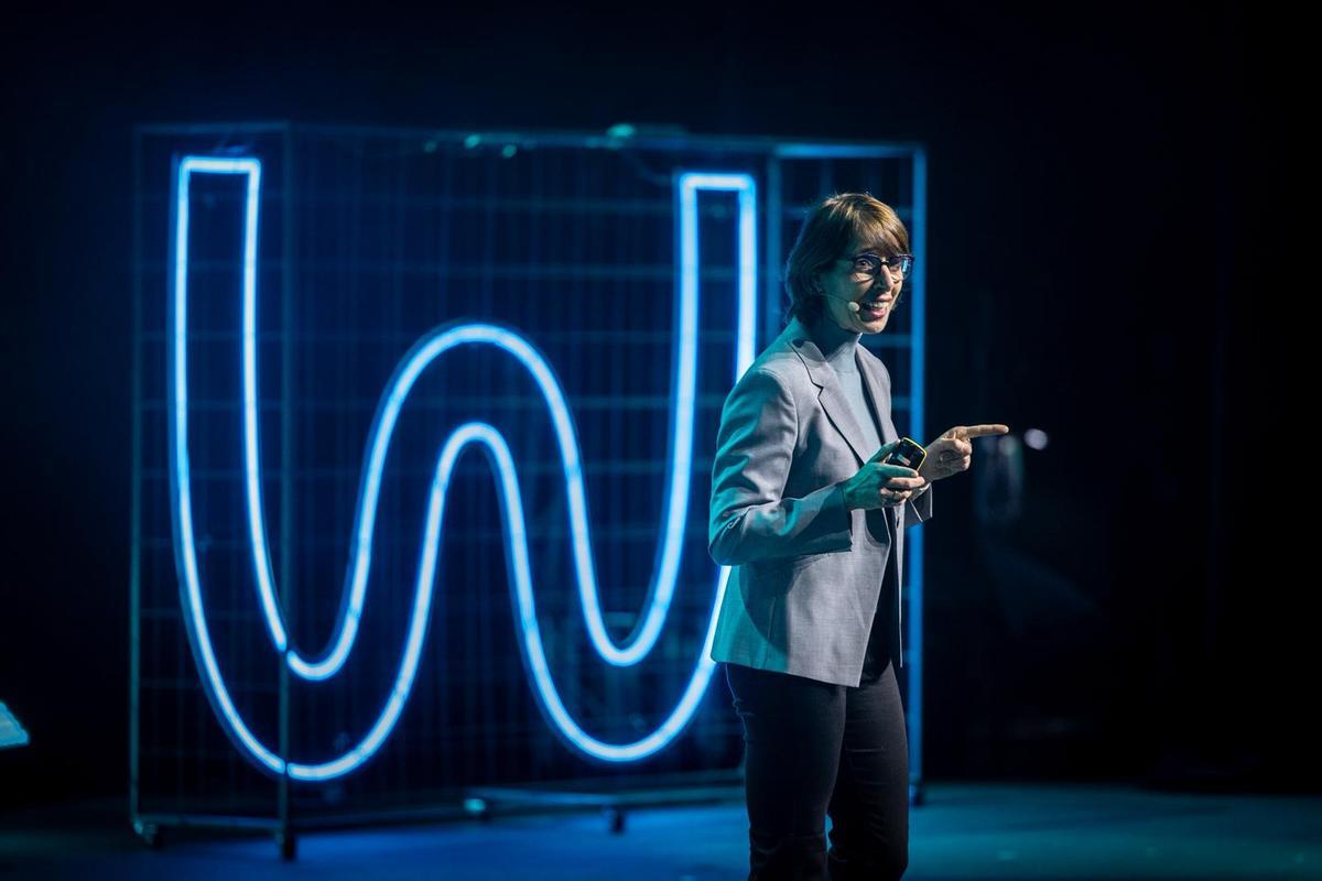 Suzana Curic (AWS), durante su intervención en el The Wave 2026 en Zaragoza, este martes.