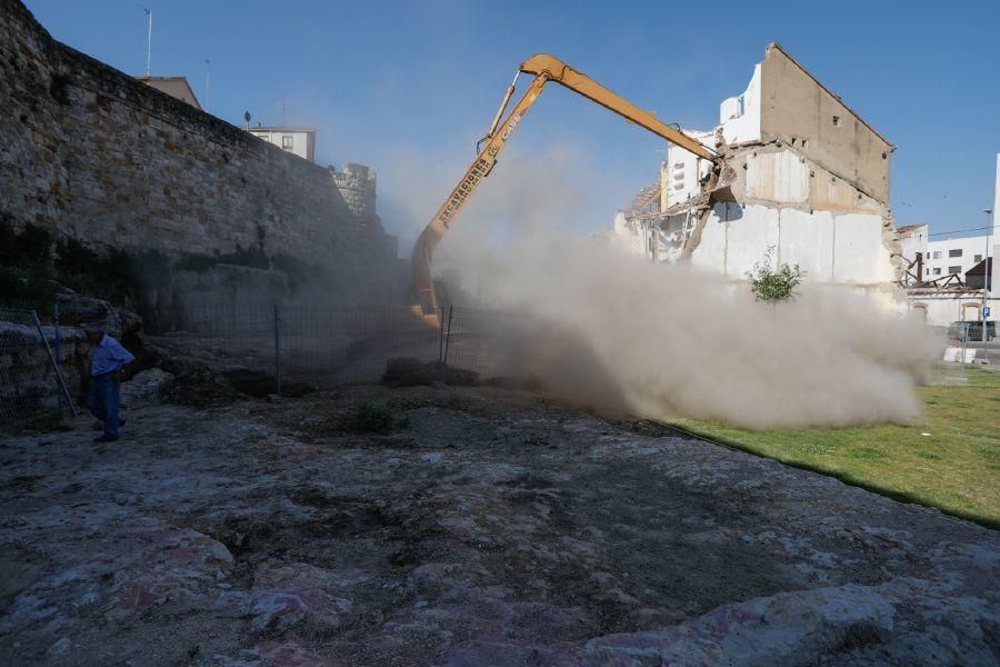 Derribo para liberar la muralla en Zamora