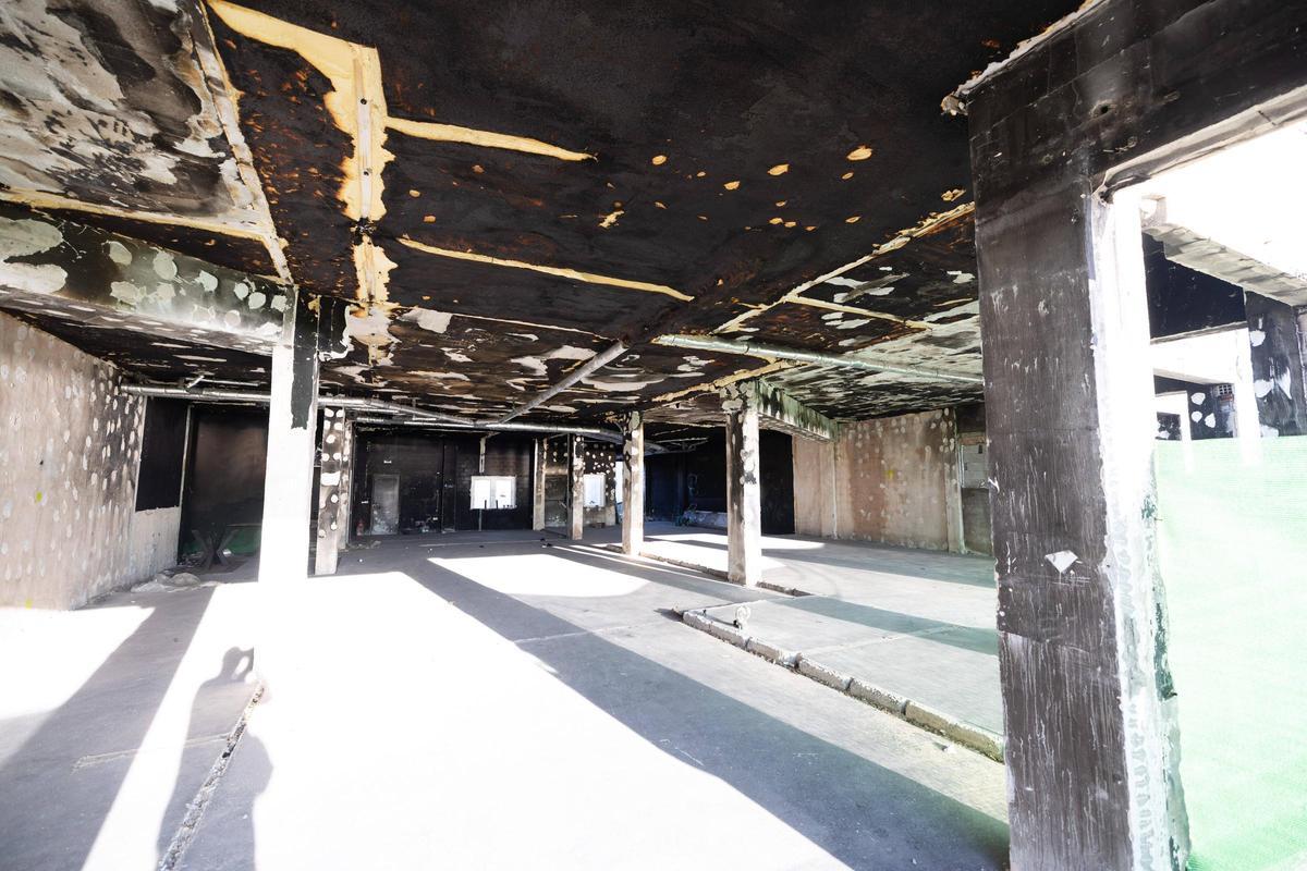 Interior del club cannábico que no llegó a abrir