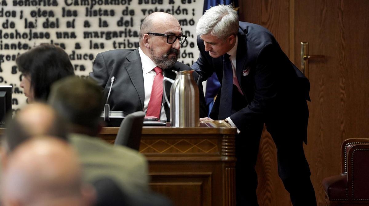 Koldo García declara en la comisión de investigación del Senado sobre la compra de material sanitario durante la pandemia.