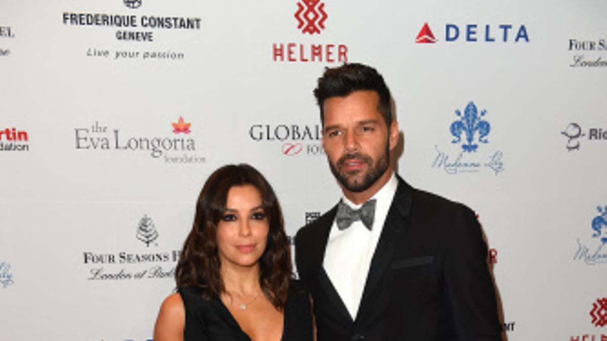 Eva Longoria y Ricky Martin en la V edición &quot;The Global Gift Gala&quot;