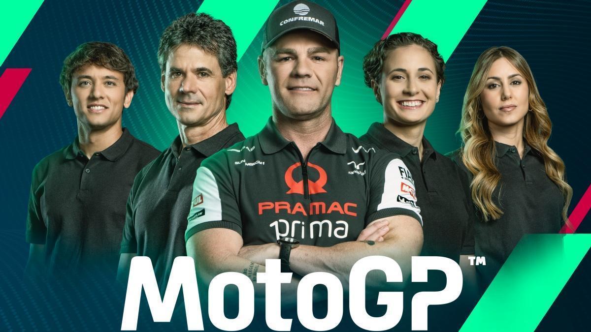 El equipo de Atresmedia para las retransmisiones en abierto de MotoGP.
