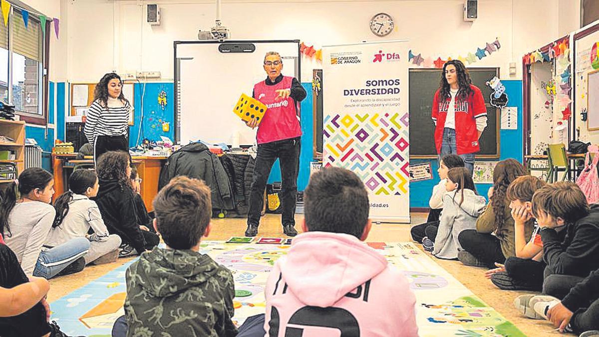 CEIP Tenerías de Zaragoza, aprende jugando sobre la discapacidad.