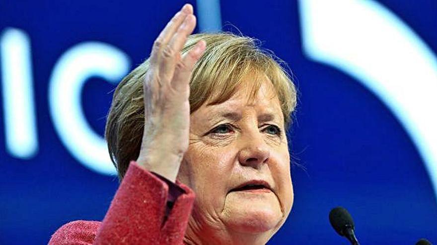 Angela Merkel va donar per superada la crisi de l&#039;euro.