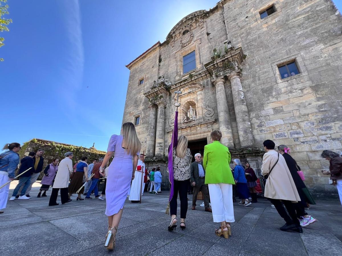 A igrexa de Conxo é un dos lugares nos que latexa a emoción da edil Nerea Barcia