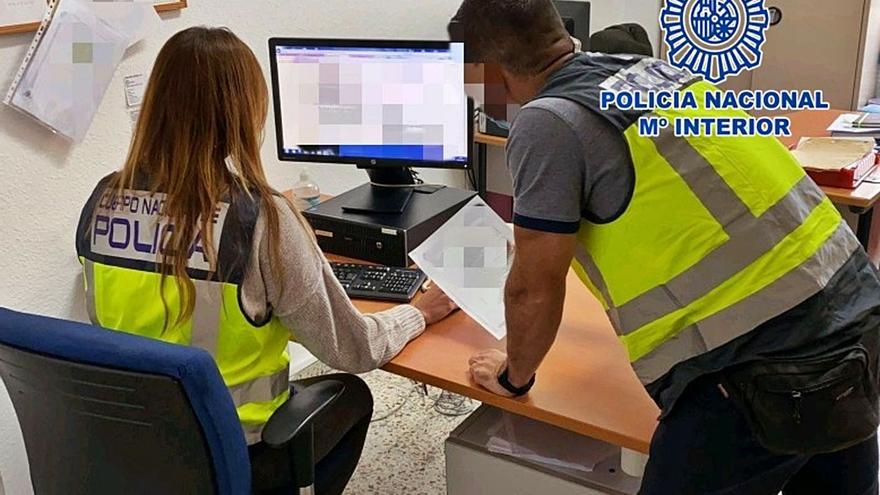 Agentes del Grupo de Investigación de la Comisaría de Distrito Sur de Santa Cruz. | | E.D.