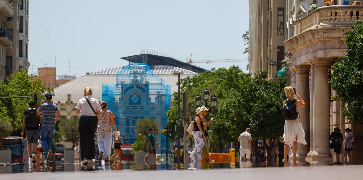 Así está viviendo València la segunda ola de calor del verano