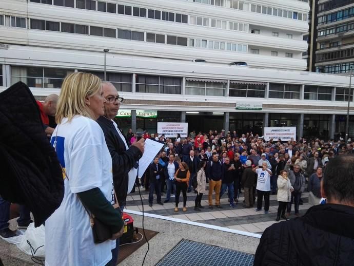 Manifestación de la Plataforma de Afectados por La Ley Turística