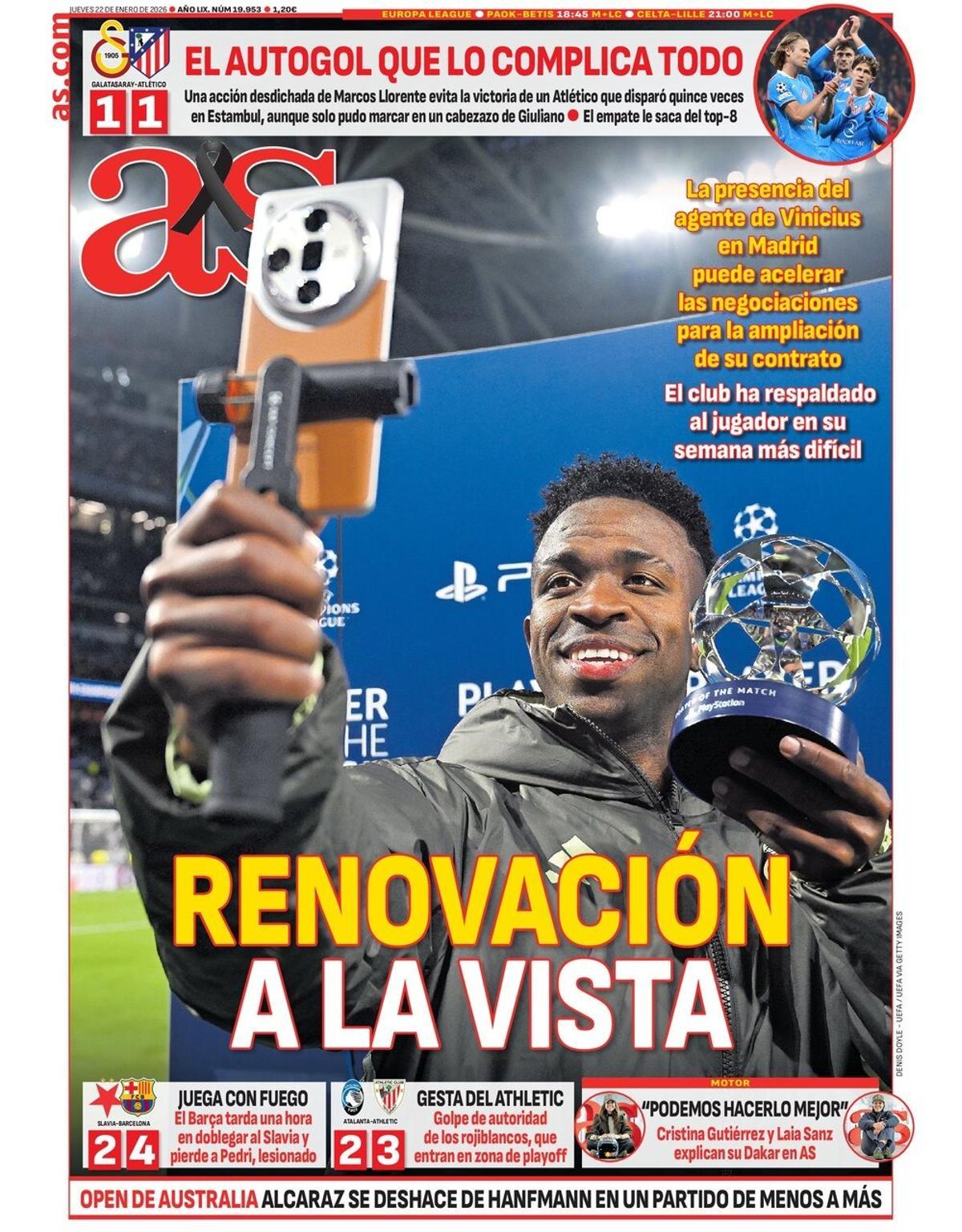 Estas son las portadas de la prensa deportiva de hoy